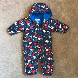 Columbia 6-12 month snow bunting